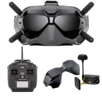DJI analog FPV Start KIT комплект для керування fpv-дроном з пультом RadioMaster TX12 MKII ELRS M2 DM-000460 фото