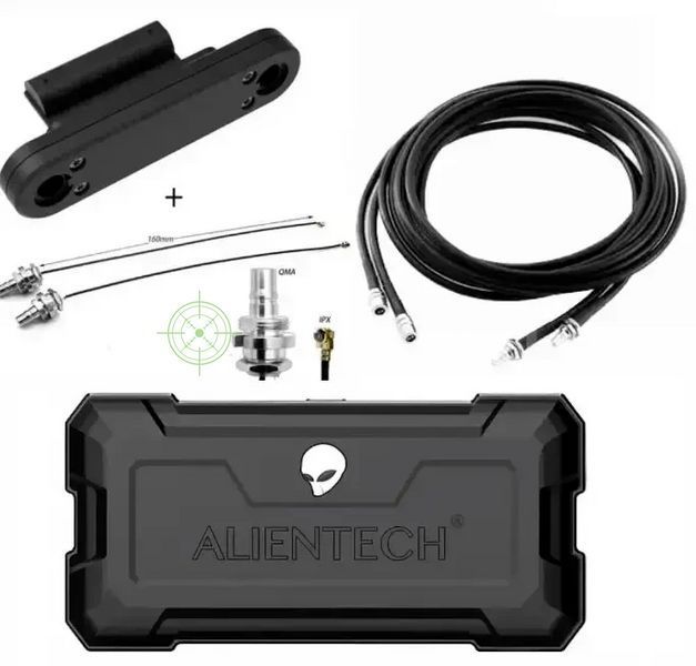 Комплект Alientech DUO 2 антена + кабель 8 м + переходник + кріплення DM-000489 фото